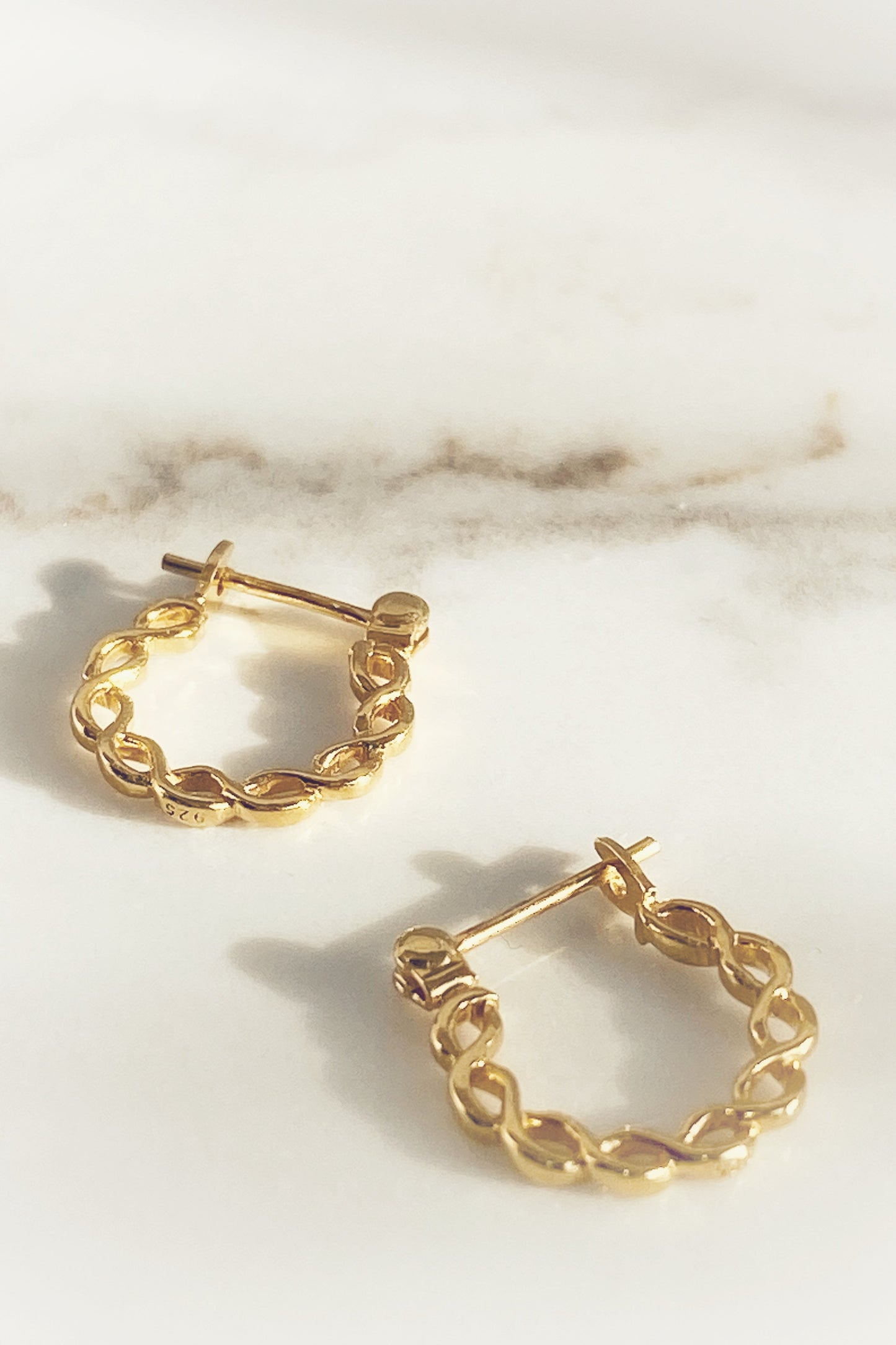 Twisted Hoop earrings