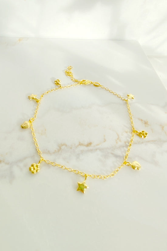 Charm Anklet on a surface